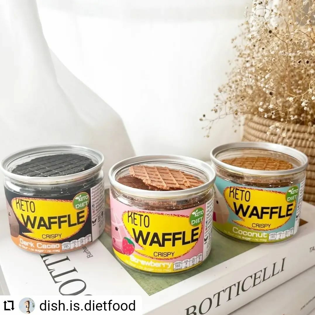 Keto Crispy waffle  生酮華夫脆餅 35g