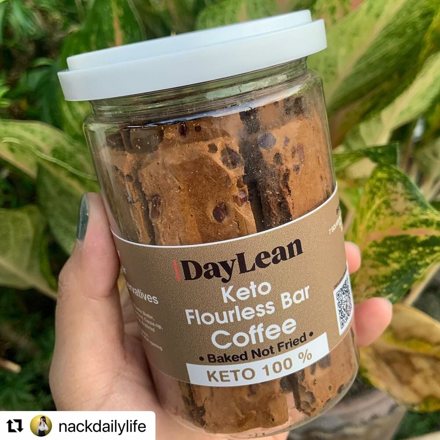 Daylean Keto Flourless bar-Almond Coffee