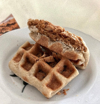 Waffle Bread 低碳雞肉鬆格仔餅-Mayo