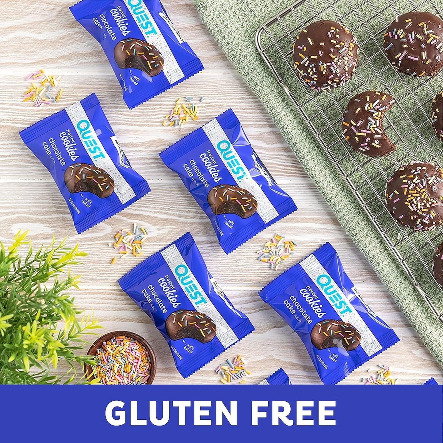 Quest Nutrition, 糖霜曲奇朱古力蛋糕味 1pc