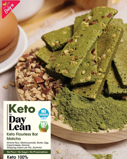 Daylean Keto Flourless bar-Almond Matcha