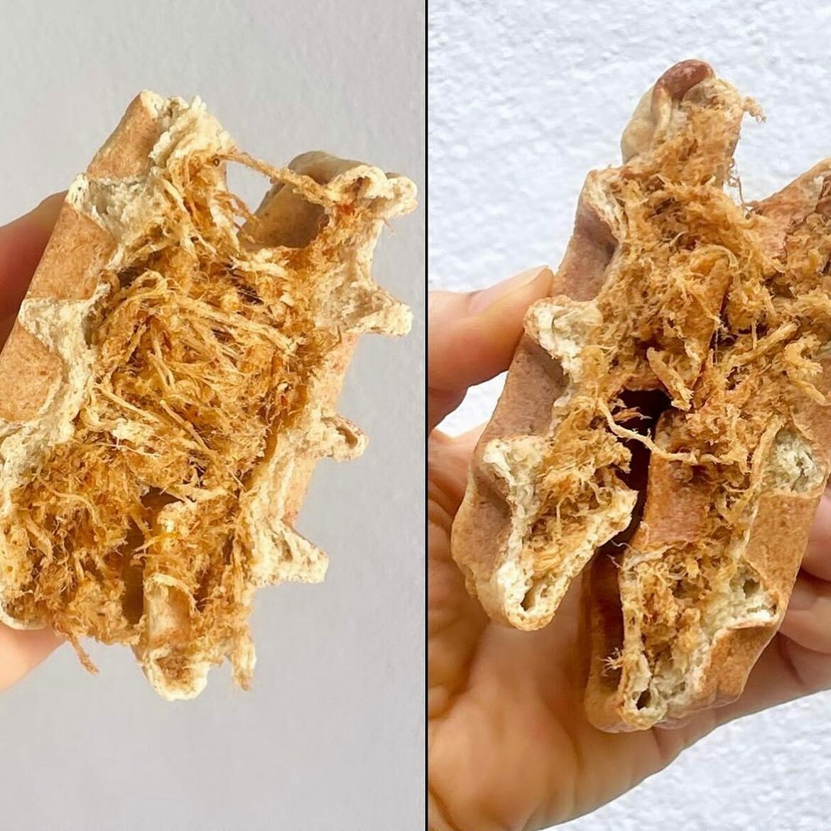 FitFIN Waffle Bread 低碳辣味雞肉鬆格仔餅