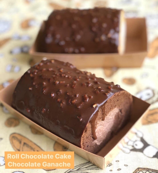 Chocolate Ganache  cake roll