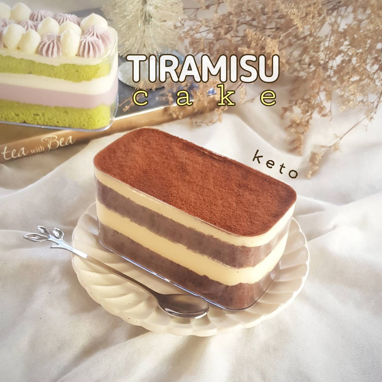 Tiramisu cake box