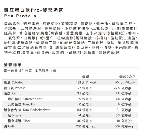 Body Goals-多效乳清蛋白飲Pro - 隨手包 |  馥郁奶茶