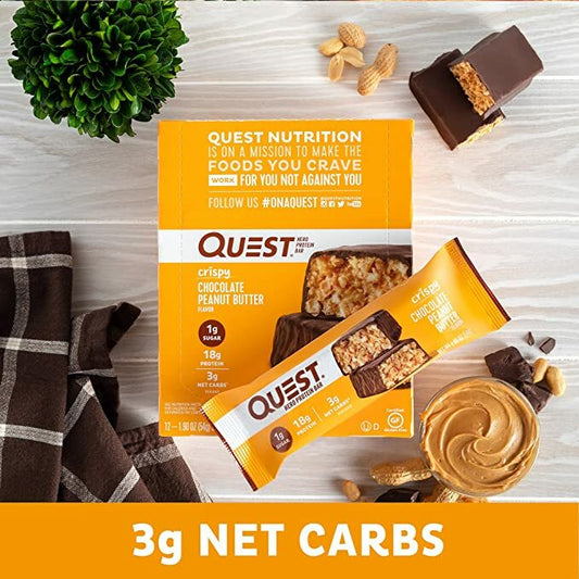 Quest Nutrition Chocolate Peanut Butter Protein Bar 54g