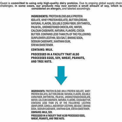 Quest Nutrition, 高蛋白曲奇,朱古力碎 59g