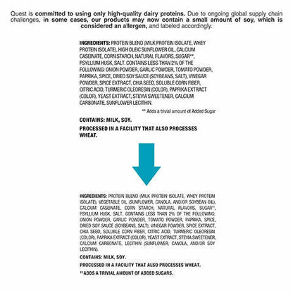 Quest Nutrition, 玉米餅蛋白質片，甜辣醬味32g