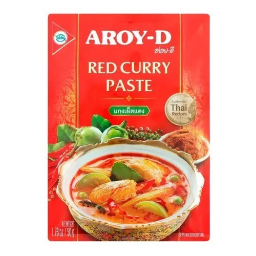 AROY-D 無添加糖-紅咖哩醬 100g