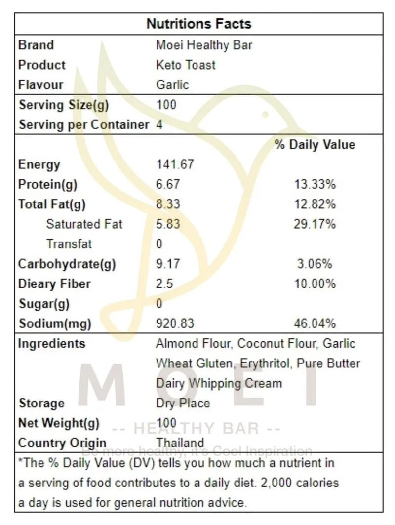 MOEI-低碳脆脆多士(多款口味選擇）