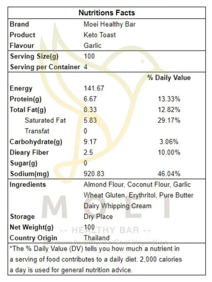 MOEI-低碳脆脆多士(多款口味選擇）
