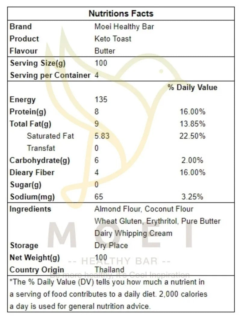 MOEI-低碳脆脆多士(多款口味選擇）