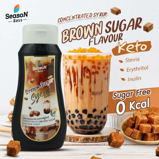 Season  無糖零卡路里黑糖糖漿  320ml