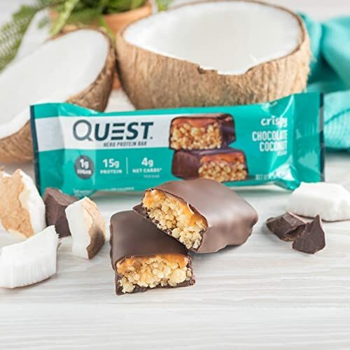 Quest Nutrition, 高蛋白棒-椰子朱古力味