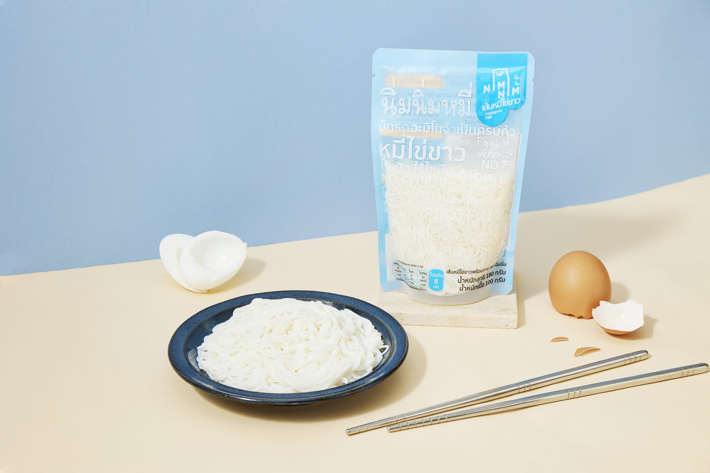 Nimnim - 蛋白幼麵 淨麵重100克