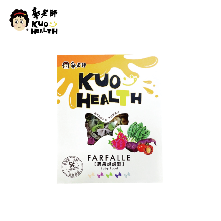 郭老師 - 寶寶蔬果蝴蝶麵 150g
