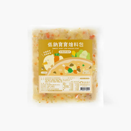 森森星球 -新品上市｜低鈉寶寶燴料包｜和風柴魚雞肉｜適合1歲以上｜1包入(120g)｜冷凍