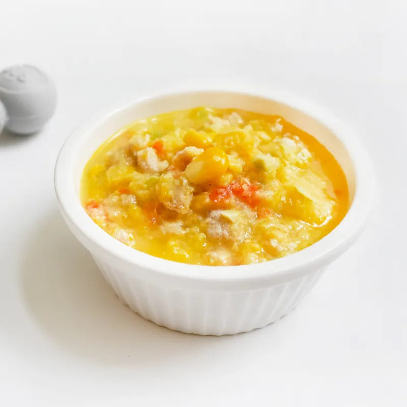 森森星球 -新品上市｜低鈉寶寶燴料包｜甘甜玉米豬肉｜適合1歲以上｜1包入(120g)｜冷凍