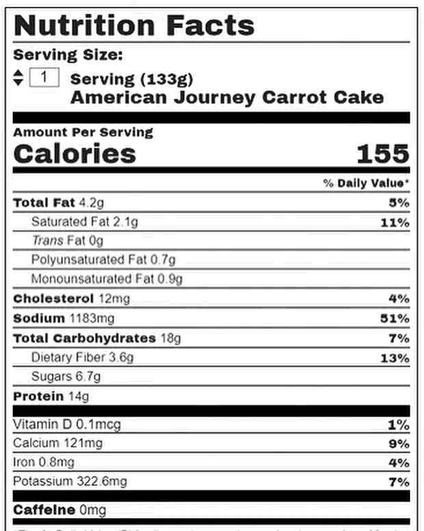18Kcal 紅蘿蔔蛋糕 圖片 2
